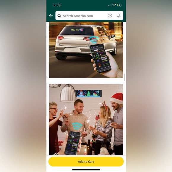 QBZDOUA Programmable Car LED Sign - Picture 10 of 11